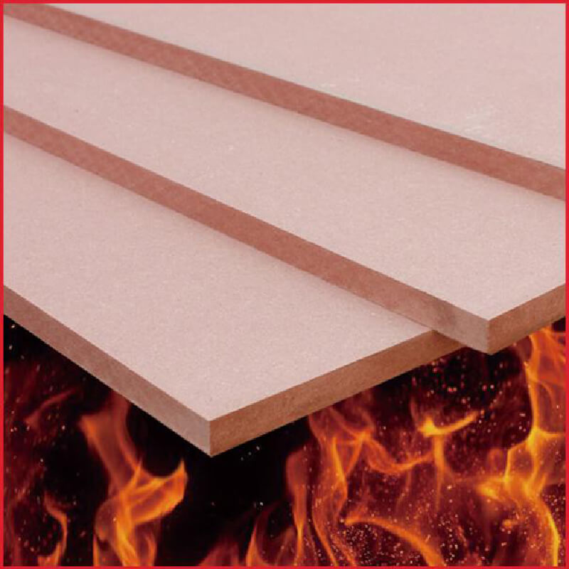 FR MDF Fire resisitant MDF Fire rated MDF
